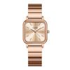 Simple Temperament Steel Belt Watch Women'S Niche Light Luxury Personalized Square Small Plate Quartz Watch Women