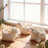Tealight Candle Holder Silicone Mold Jewelry Storage Box Sheep Epoxy Resin Mold for DIY Crafts Home Decors Ornament
