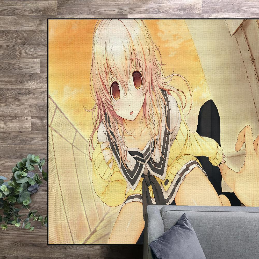 Anime Music M-Mukou Aoi Small Carpet Bedside Kitchen Bath Living Home House Bedroom Floor Mat Doormat Rug Decoration