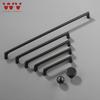 WV Black Kitchen Cabinet Storage Handles 96-320mm Dressers Cupboard Closet Wardrobe Door Drawer Knobs Furniture Hardware Pulls