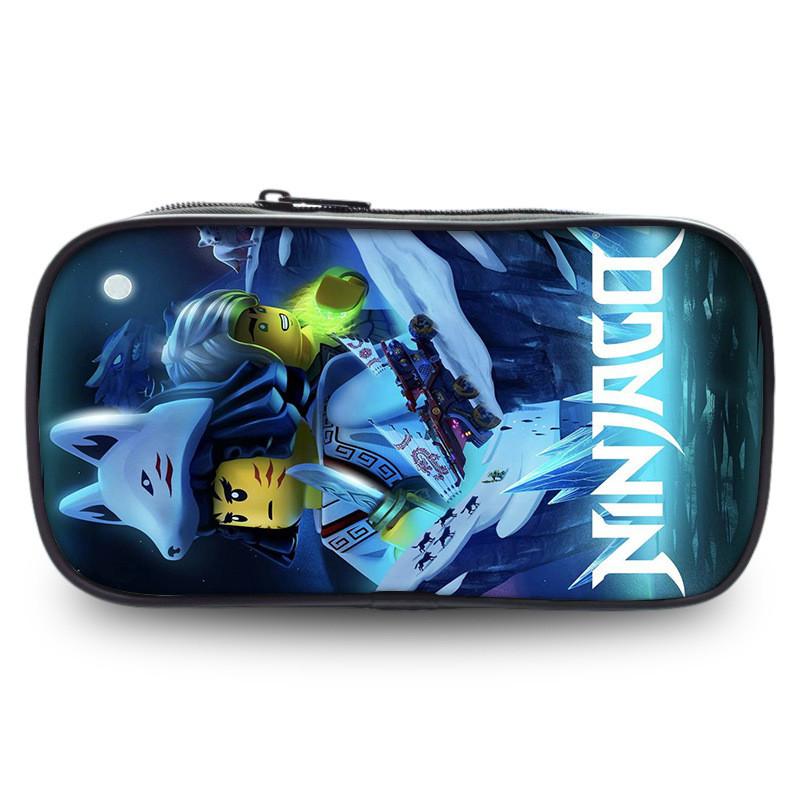 

Cartoon Ninjago Kids Pencil Case With Lightweight Nylon Material For Daily Use