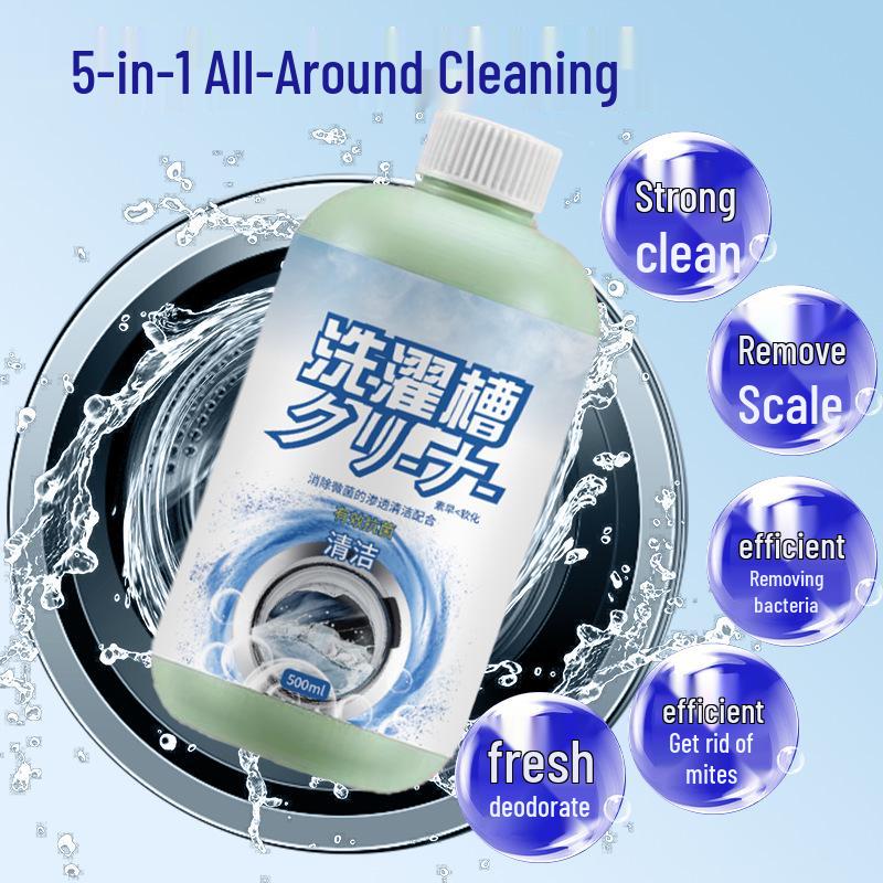 Red Earth Lemon Scent Washing Machine Tub Cleaner for Odor Prevention and Deep Cleaning.