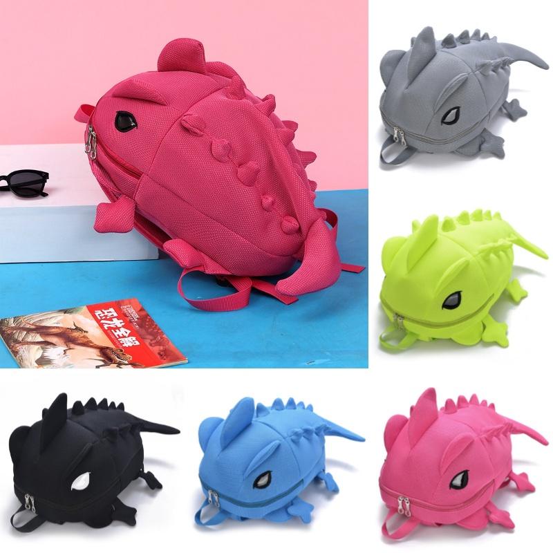 Colorful Chameleon School Backpack For Kids