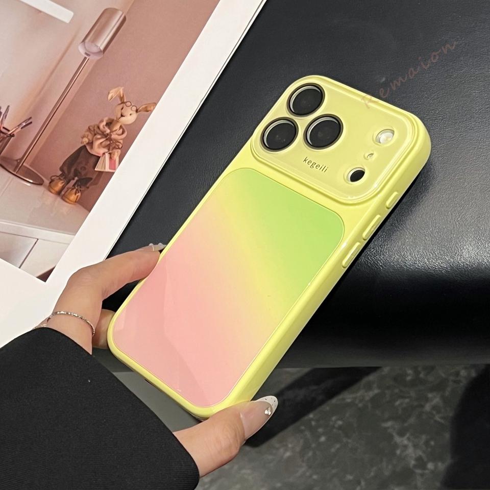 Colorful Official Phone Case For For Iphone 17 12 13 14 1 16 17 Pro Max 17Pro 16Pro  Big Windows Shockproof Protector Cover