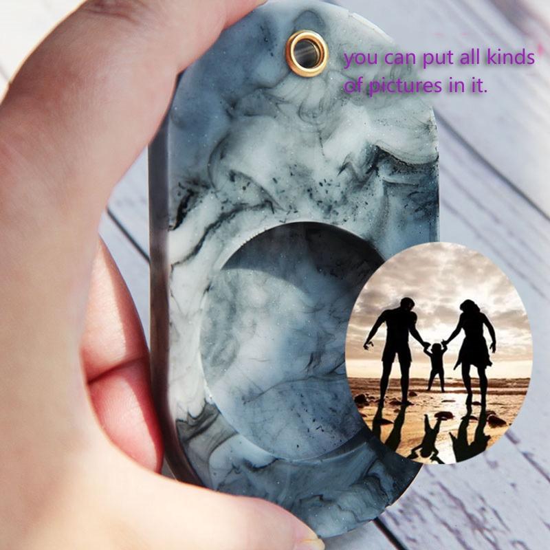 Mikro Treibsand Landschaftssimulation Harzform 3D Anhängerform Dekorative DIY Treibsandform für Schmuckanhänger