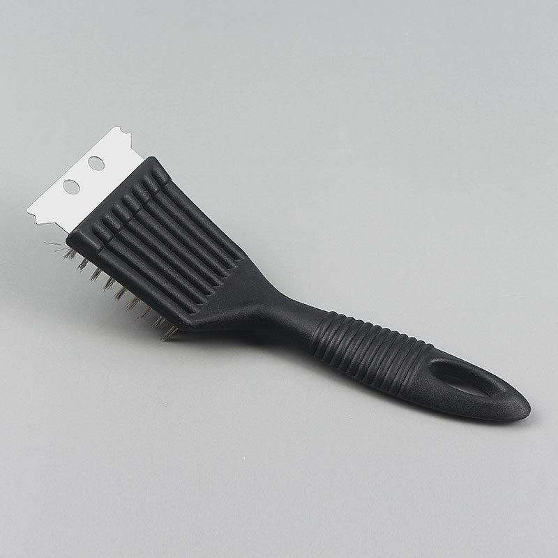 BBQ grill cleaning brush steel wire brush for cleaning BBQ grill and BBQ stove steel brush specialized cleaning tool for BBQ