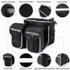 Reflective Stripe Bike Top Tube Bag with Rain Cover Bike Pannier Bag  Mountain Bike