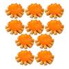 10Pcs Mini Fake Campfire Ornament Set Waterproof Resin Fire Models for Garden Patio Mini Scene Decoration