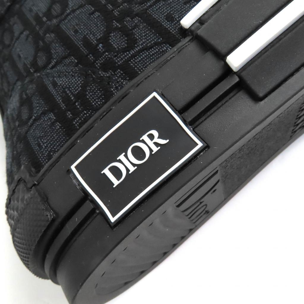 Pristine DIOR Sneakers alte B23 Logo Obliquo nere uomo 43 3SH126ZSA H969 Usate