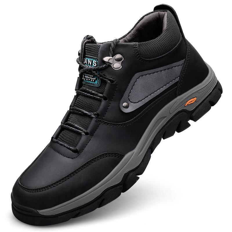 

Зимний бархатный снежный досуг средний ремешок нескользящая спортивная уличная досуговая рабочая повседневная круглая носочная мужская обувь 39