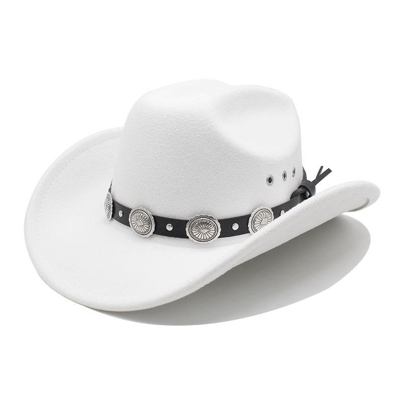 Cappello Alto Mary Tibetan Mauni da Cowboy Occidentale, Cappello in Feltro da Uomo e Donna, Cappello Tibetano, Cappello da Sole