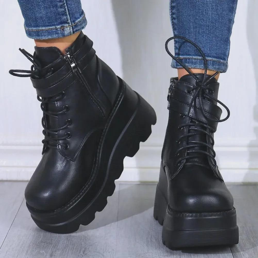 2020 European & American Round-Toe Women's Winter Boots - Trendy, Thick-Soled Short Boots for Women