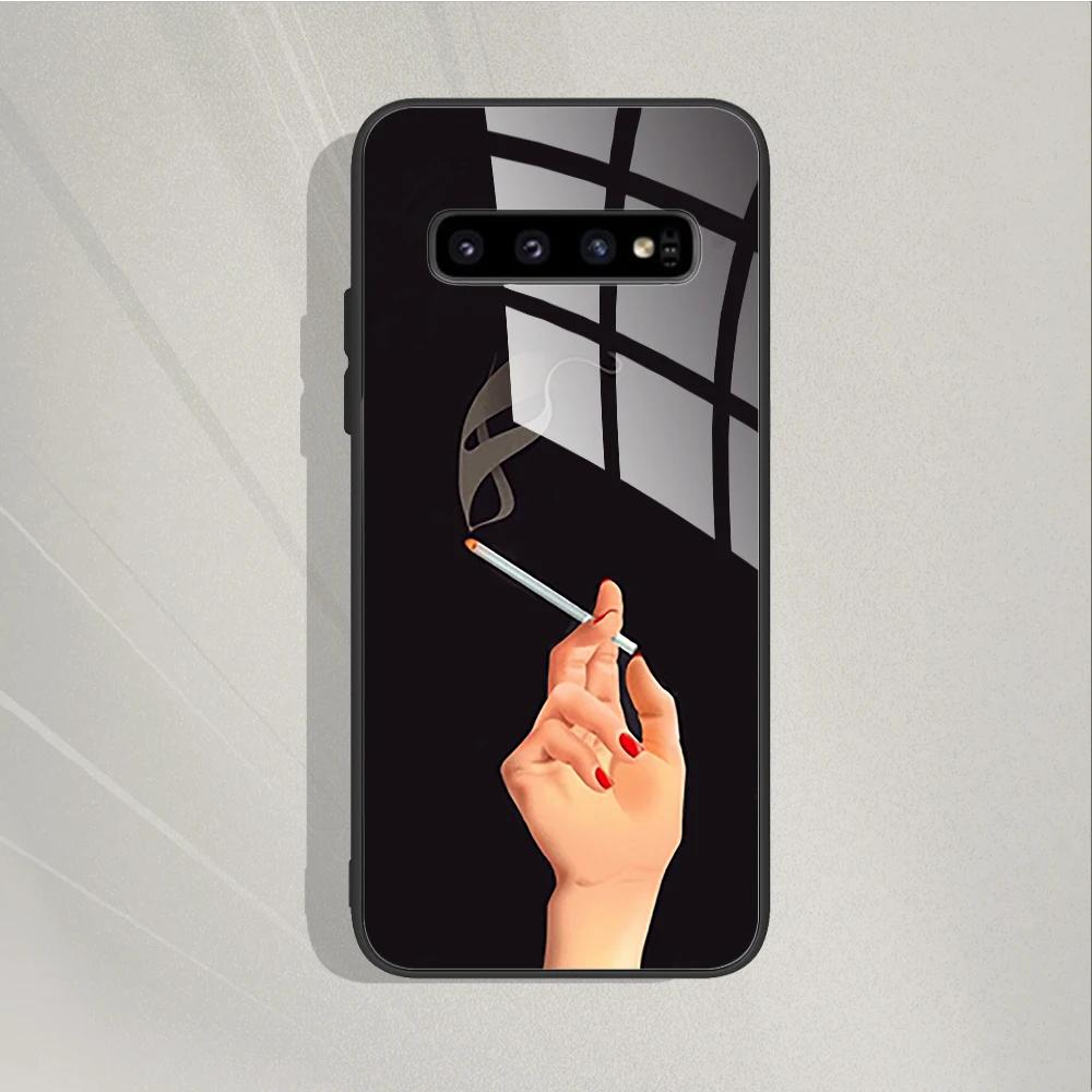 For Samsung Galaxy S10 S 10 Plus S10E Case Shockproof Tempered Glass Case Hard Back Cover Funda For Samsung S10 Case S 10 Bumper