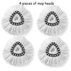 Suitable For Vileda And Ocedar Spin Mop Heads Triangular Cleaning Cloth Pad Brush Head Replacement Accessories