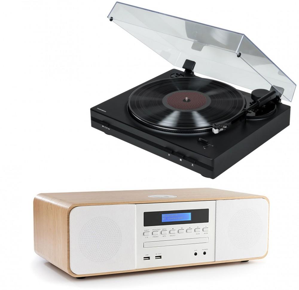 

Stereo Set / Digital Mini HiFi with Turntable THOMSON TT350 & MIC201, Thomson чорний