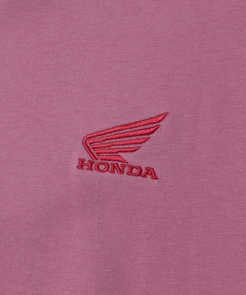 PHYPS MOTORCYCLE Original Wing Small Logo T-Shirt Dark Pink