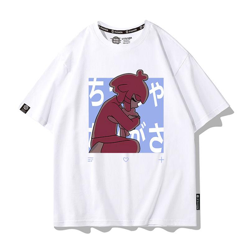 2026 New Anime Kasane Teto Cosplay Printed Short Sleeves TShirt Casual Tee Fashion Shirts Versatile in Summer Birthday Gifts