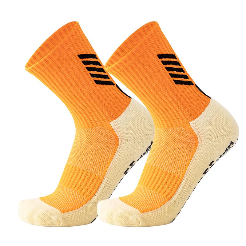 Autumn/Winter Mid-Tube Non-Slip Professional Football Socks with Sweat-Absorbent Towel Bottom