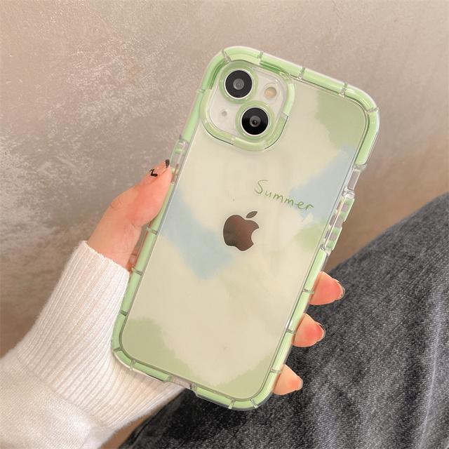 Art Abstract Graffiti Luminous Phone Case For Iphone 14 13 11 12 Pro Max X Xr Xs Max Clear Silicone Shockproof Bumper Cover Case