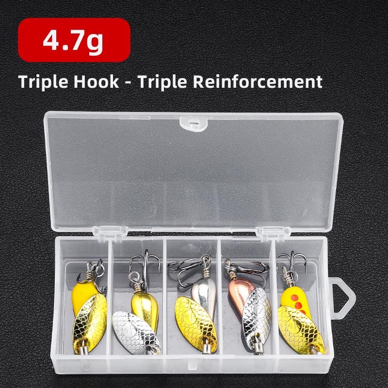 

Новая блесна BEARKING из железа с пайетками доступна в весе 2,8 г / 4,7 г / 6,7 г, с вариантами как с одинарным, так и с тройным крючком. LP-4.7S