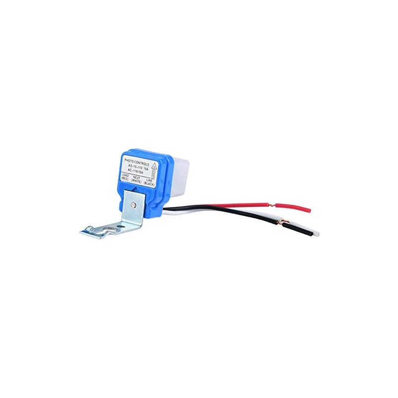 Automatic Switch, Automatic Flasher, Energy Saving, Anti-Interference Function, Light Control Sensor, Automatic On/Off, Induction Range 10M, AC