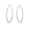 Noble 3/4/5/6cm big circle   Copper hoop earrings for women Fashion party Wedding Jewelry charms Christmas Gift