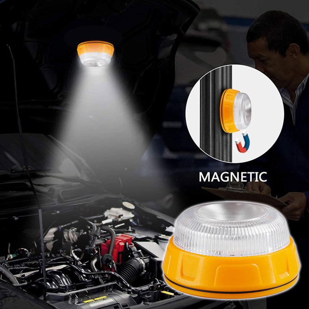 Magnetic Car Warning Beacon Light LED Strobe Lights Waterproof Portable Flashing Emergency Safety Light for Postal Car Truck SUV