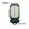 Magnetic Hook Portable LED Worklight Super Bright Waterproof Design Adjustable Camping Lantern Power Display Emergency Lamp