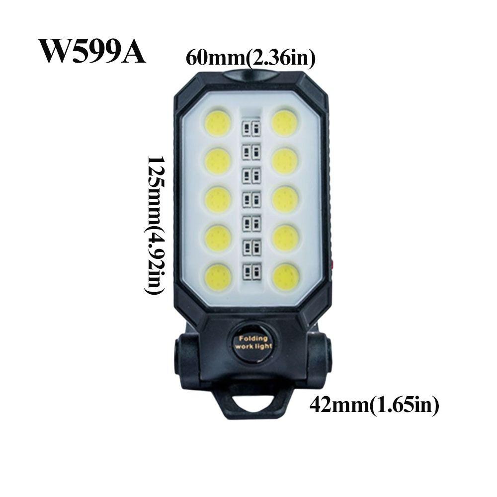 Magnetic Hook Portable LED Worklight Super Bright Waterproof Design Adjustable Camping Lantern Power Display Emergency Lamp