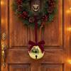 Vintage Christmas Bell Pendant Velvet Bow Xmas Tree Hanging Bells  Christmas Tree