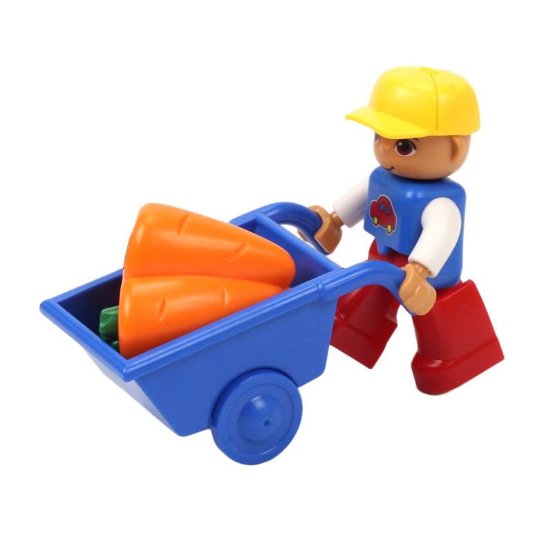 

Совместимые кирпичи, большие строительные блоки для фермы, аксессуары для украшения растений, забор, деревья, трава, фруктовый набор, детские игрушки для сборки, подарок