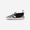 Toddler Slip-On Velcro Crib Shoes [VN0A2XSLFB7-(CHECKER) BLACK/TRUEWHITE]
