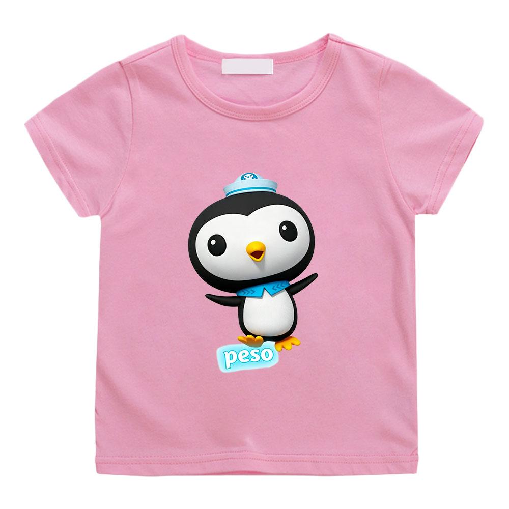 The Octonauts Kawaii 100%Cotton T-shirts High Quality Boys Girls Short Sleeve Children Tees Casual summer Tops Graphic T-shirts Kids Camisetas