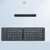 Slim Design Wireless Folding Keyboard Rechargeable Foldable Keyboard Bluetooth Keyboard  Tablet