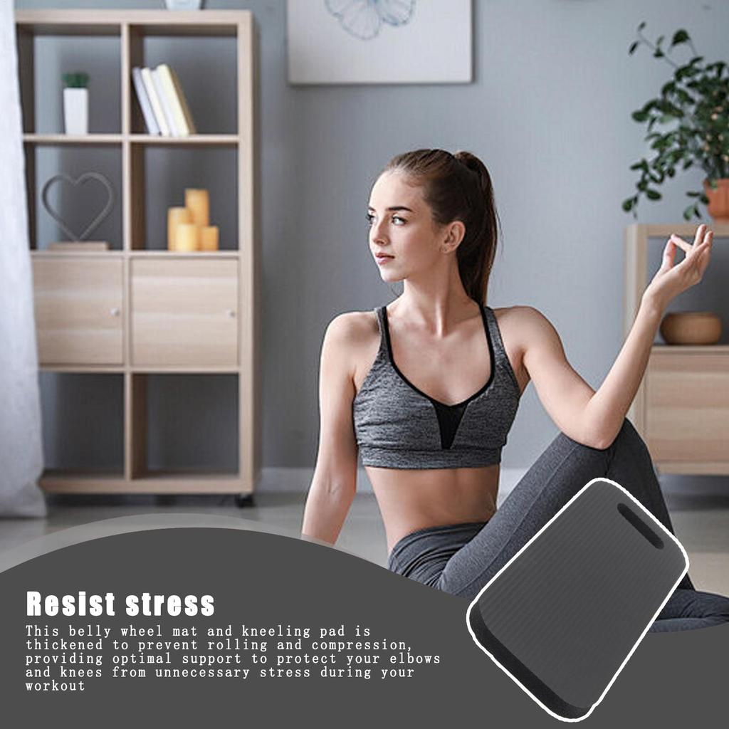 Thick Yoga Knee Pads Non-Slip Pilates Cushion & Elbow Support Mat Portable Extra Padding For Floor Exercises Home Gym Fitness