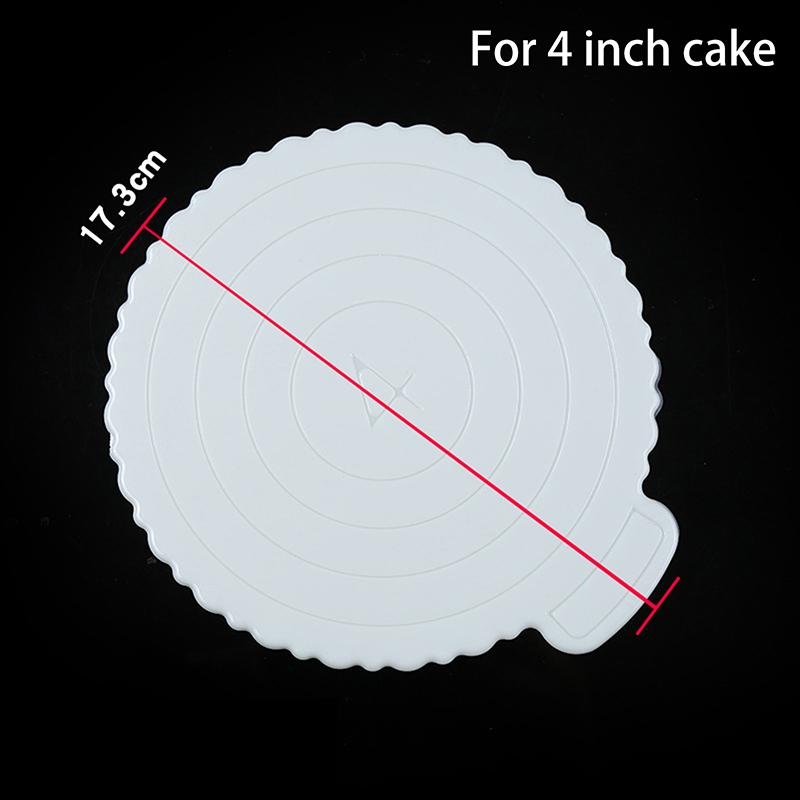 

4/6/8/10/12 дюймов многоразовая подставка для торта пластиковая круглая подставка для торта BPA Free аксессуары для тортов картонная подставка для выпечки 4 inch