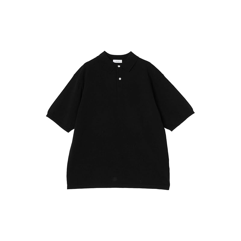 

[Ships] Ships Any SHIPS any polo shirt Hand washable high gauge linen mix summer knit 24SS men s 716210002 black XL