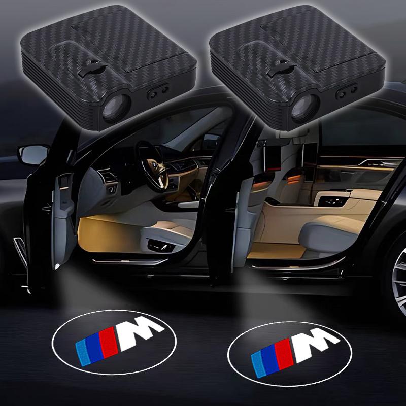 2PCS LED Car Door HD Laser Projector Light Door Welcome Lamp For BMW X4 X1 X3 X5 E46 M1 E90 M2 M5 M3 M Power F20 E60 Accessories