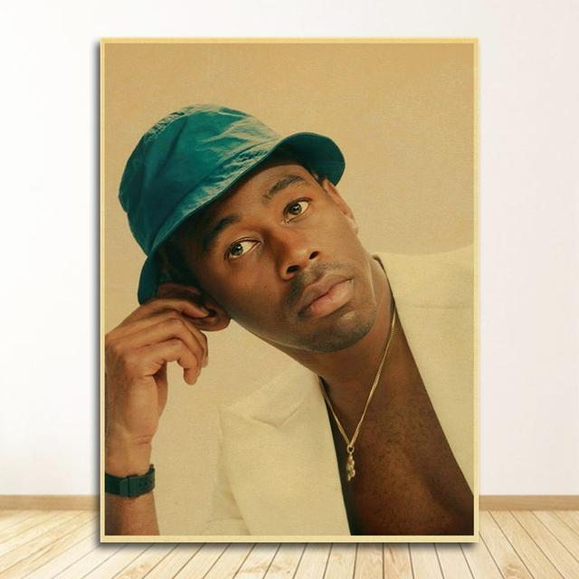 Painting Wall Art for Home/bar Decors Famous Singer Tyler The Creator Poster Retro Vintage Poster Kraft Paper