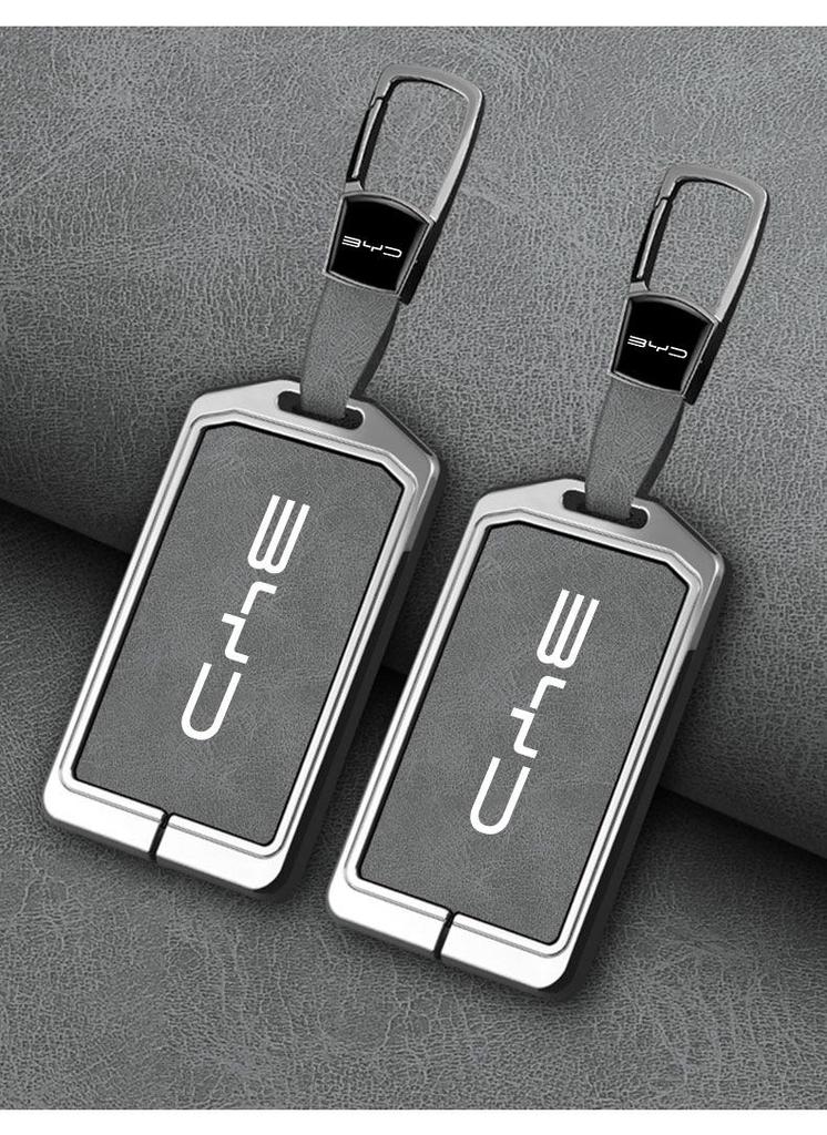 BYD Card Key Case for Song, Yuan, DMI Max, Han, Tang, Qin, Seagull, Destroyer 05 - New Model Protective Shell & Buckle