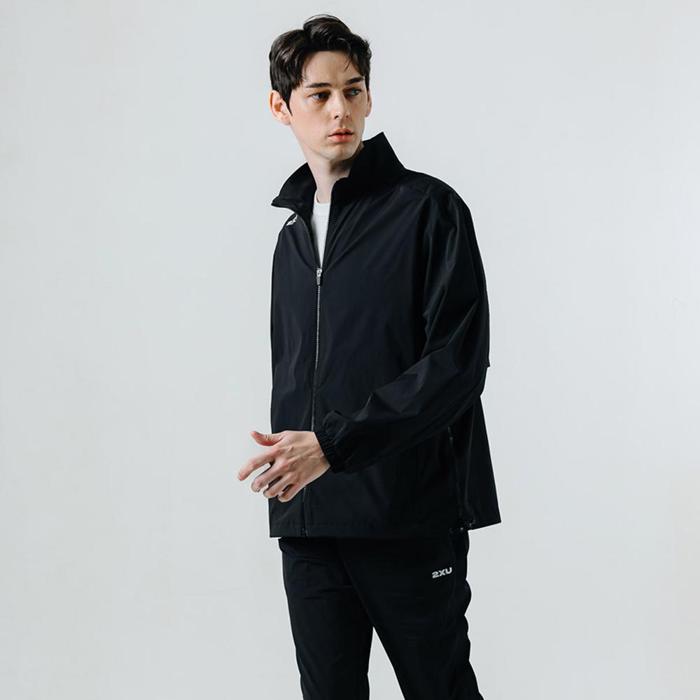 2Xu Unisex Signature Windbreaker Black_Uk0102Ablk-Wht