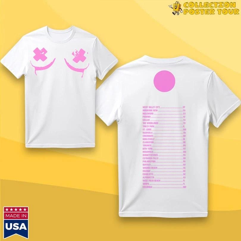 Kesha Pasties The Tits Out Tour 2025 T-Shirt Unisex 2 Sides S-5XL XL