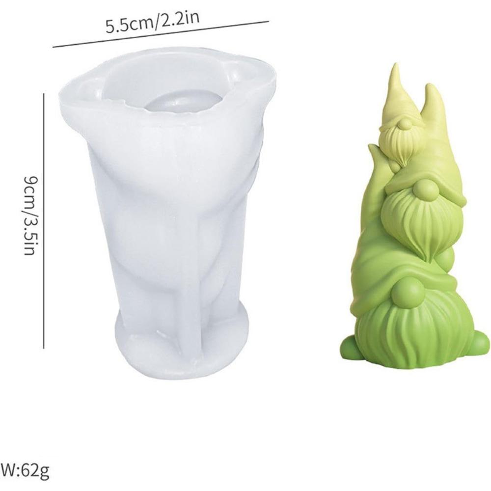DIY Craft Chocolate Mold Heat-Resistant Candle Making Tool Portable Easter Dwarf Mold  Craft Art