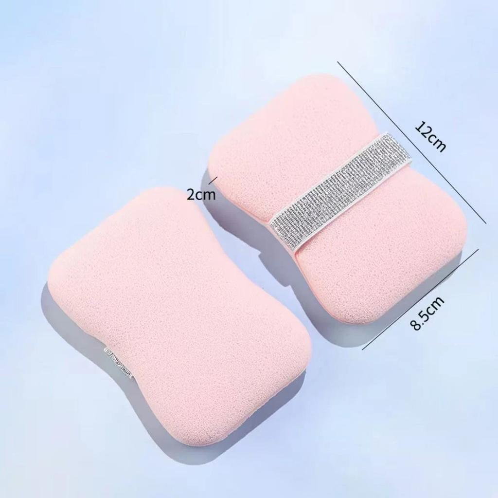 1/4PCS Sponge Soap Bag Bath Cleansing Foaming Net Pouch Body Exfoliating Scrubber Sponges Bathroom Nylon Soap Pocket