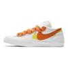 sacai x Nike Blazer Low Magma Orange Unisex Sneakers White DD1877-100