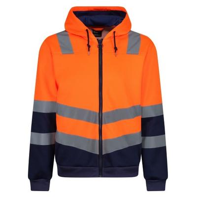 Jaqueta Masculina Hi-Vis com Zíper Completo