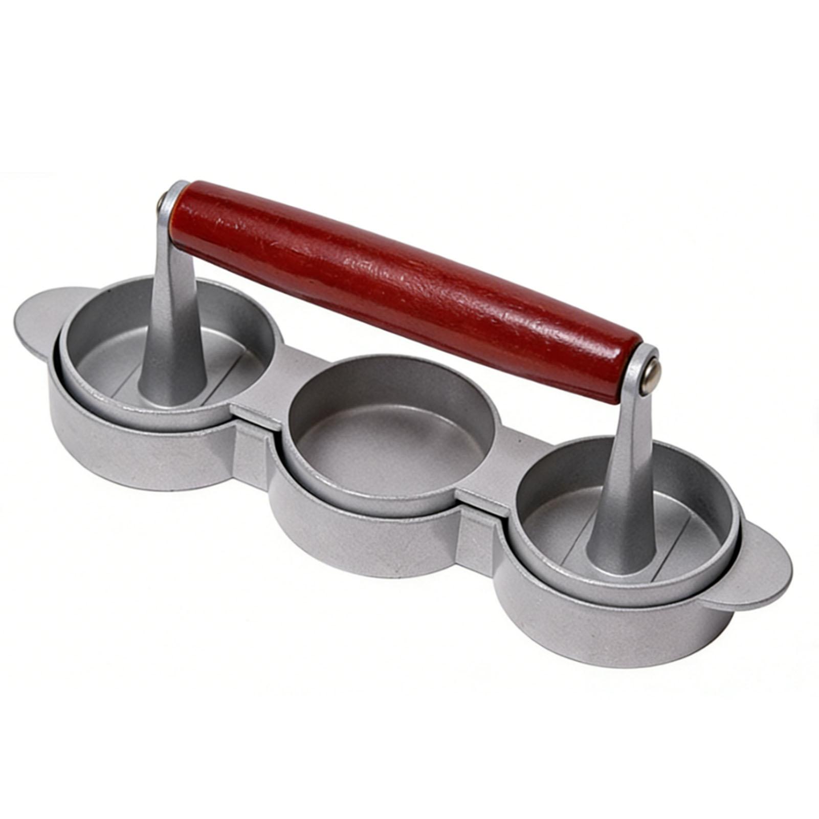 Mini Burger Press Small Meat Patty Maker Round Shape Press Patty Maker for Mini Hamburger Barbecue Picnic Camping 3