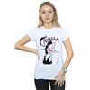 Disney Womens/Ladies Cruella De Vil Evil Smile Cotton T-Shirt