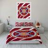 "Red H.M.C. Emblem Bedding Set" Bedding Duvet Cover Set Duvet Cover Pillowcases  (1 * Duvet Cover 2 * Pillowcases, without duvet insert)