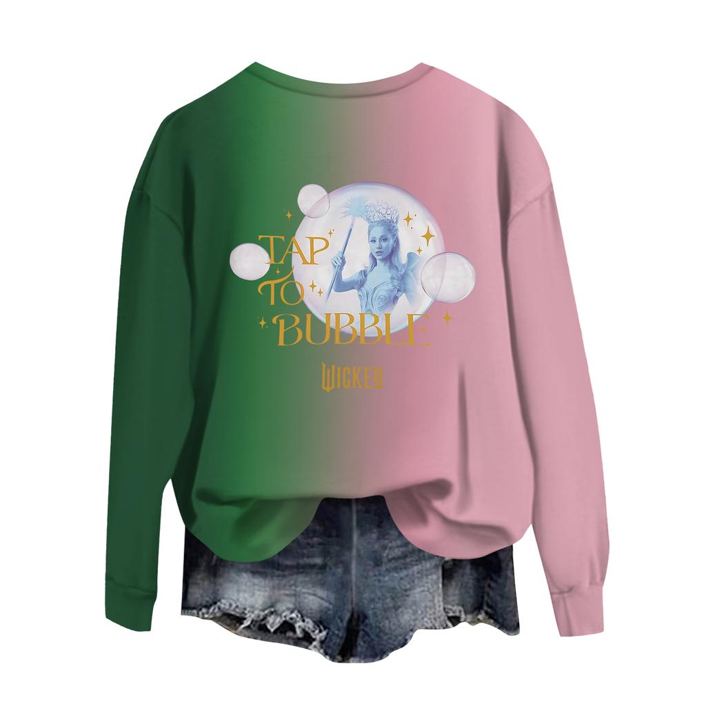 Women's Casual Round Neck Long Sleeve Valentine's Day Printed Pullover Top